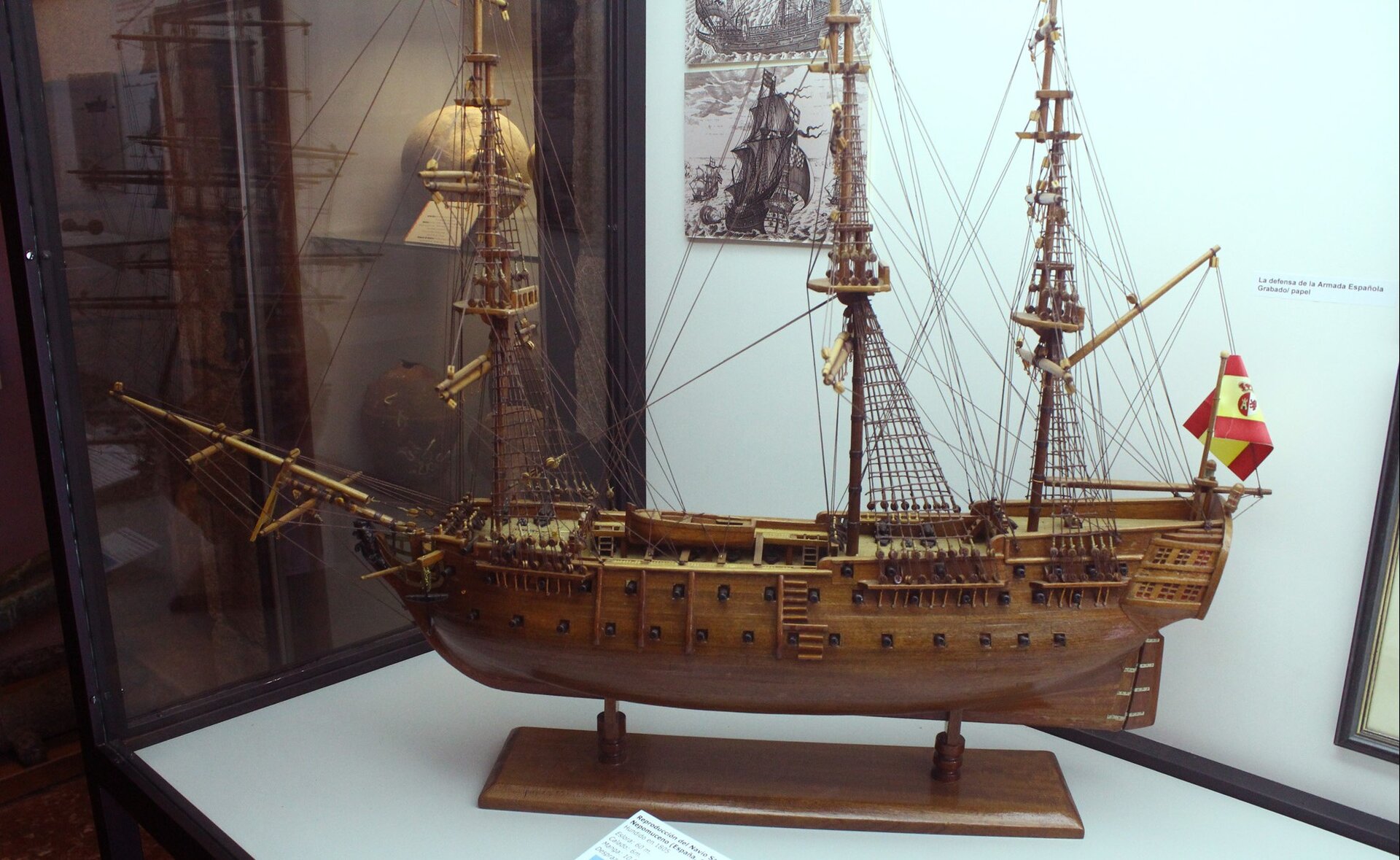 Reproducción del navío San Juan Nepomuceno de la Armada Española, hundido en 1805. CC BY-SA 2.0.